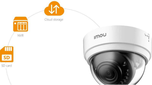 Видеокамера IP Dome Lite 2MP 2.8-2.8мм цветная IPC-D22P-0280B-imou корпус бел. IMOU 1184253