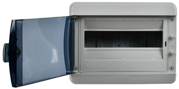 Корпус пластиковый КМПн-12 IP65 черн. прозр. дверь TEKFOR IEK TF5-KP72-N-12-65-K03-K02