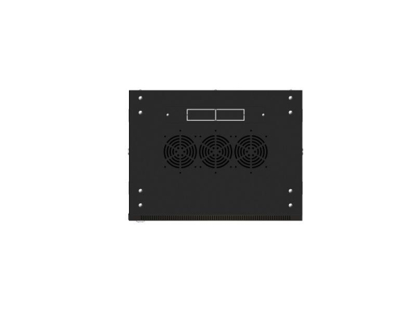 Шкаф настенный 19дюйм TERACOM PRO 6U 600х450мм дверь стеклянная с замком-ручкой черн. EKF TRP-WLL-0664-40B