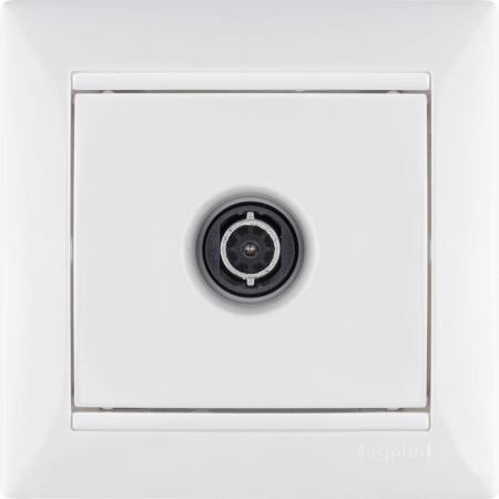 Механизм розетки TV СП Valena 1.5дБ бел. Leg 774429