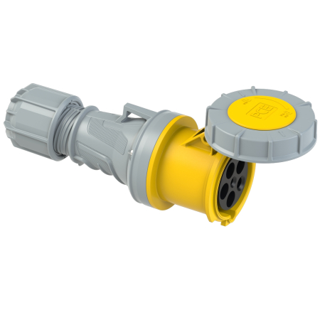 235-4 PCE Розетка кабельная 63А/110V/3P+N+E/IP67