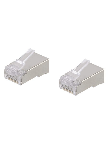 Разъем RJ-45 FTP для кабеля кат. 5Е, 8P8C (2 шт), TDM