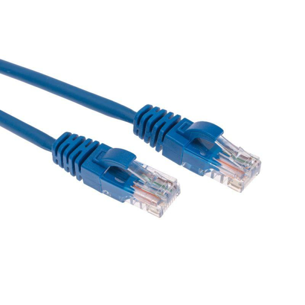 Патч-корд U/UTP CAT 5e RJ45-RJ45 26AWG LSZH син. 1.5м Rexant 02-0104-105