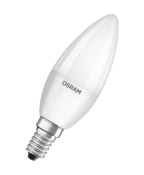 Лампа светодиодная LED Antibacterial B 5.5Вт (замена 50Вт) матовая 4000К нейтр. бел. E14 470лм угол пучка 220град. 220-240В бактерицид. покр. OSRAM 4058075561410