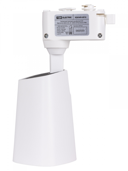 Светильник трековый однофазный LED TRL-02-025-WW 25 Вт, 24°, 3000 К, 90 Ra, белый, TDM