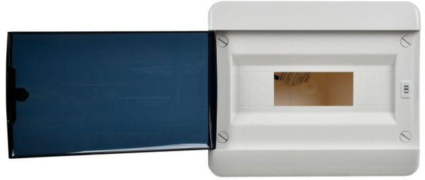 Корпус пластиковый ЩРН-П-12 IP41 черн. прозр. дверь TEKFOR IEK TF5-KP12-N-12-41-K01-K03