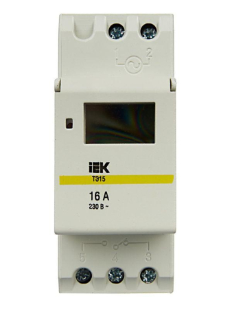 Таймер цифровой ТЭ15 16А 230В на DIN-рейку IEK MTA10-16