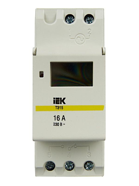 Таймер цифровой ТЭ15 16А 230В на DIN-рейку IEK MTA10-16