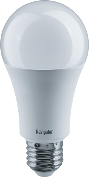 Лампа светодиодная 95 320 NLL-A60-15-230-2.7K-E27-PACK3 NAVIGATOR 95320