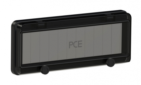 900612s-p PCE Защитное окно на 12 модулей. черное  IP67