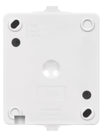 Кнопка звонковая с полем для надписи IP54 6A белая "Вуокса" TDM