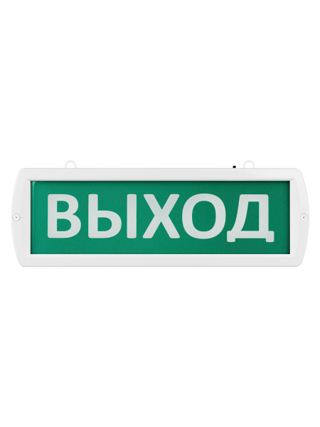 Оповещатель охранно-пожарный световой Топаз-220-РИП-Д "Выход" 220 В, 6ч, IP52 TDM