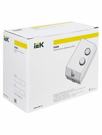 Контактор КМИ-10960 9А 380В/АС3 IP54 IEK KKM16-009-380-00