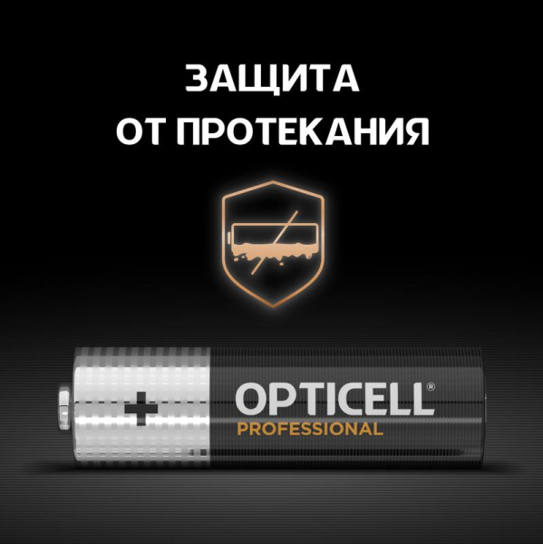 Элемент питания алкалиновый AA/LR6 (блист. 6шт) Professional Opticell 5052003