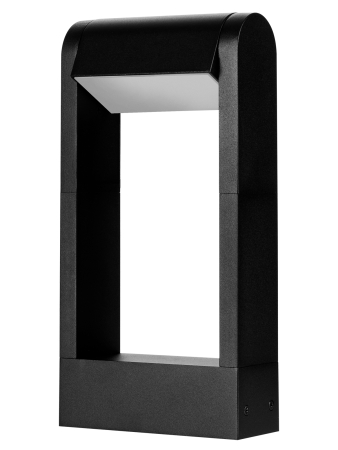 Светильник садово-парковый LED, Аура, H300 мм, 6 Вт, 3000 K, алюм./черн., IP65, TDM