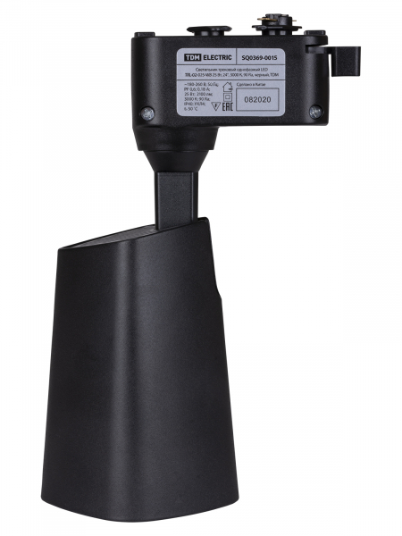 Светильник трековый однофазный LED TRL-02-025-WB 25 Вт, 24°, 3000 К, 90 Ra, черный, TDM
