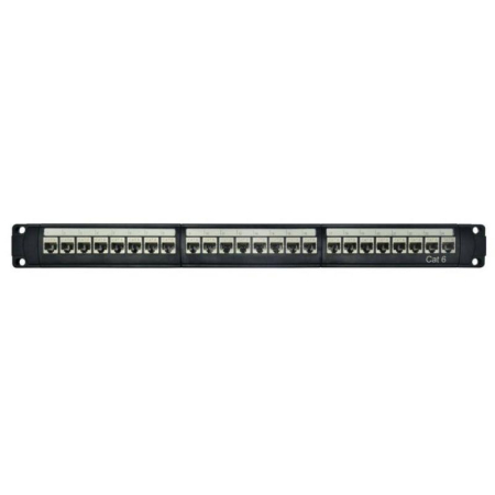 Патч-панель модульная 19дюйм 1U CAT6 24 порта RJ45 экранир. DKC RN6PPF24