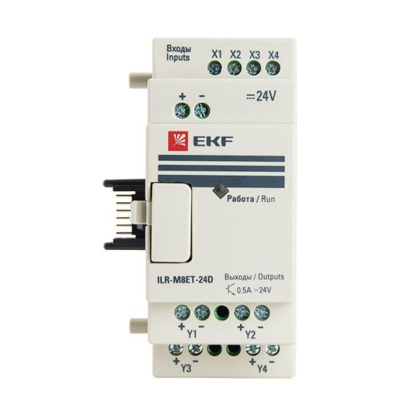 Модуль дискретного входа/выхода транзист. 4/4 24В PRO-Relay PROxima EKF ILR-M8ET-24D