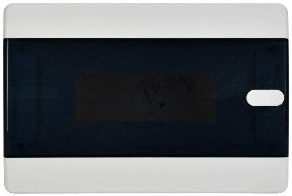 Корпус пластиковый ЩРВ-П-12 IP41 черн. прозр. дверь UNION Compact IEK UIC-KP12-V-12-41-K01