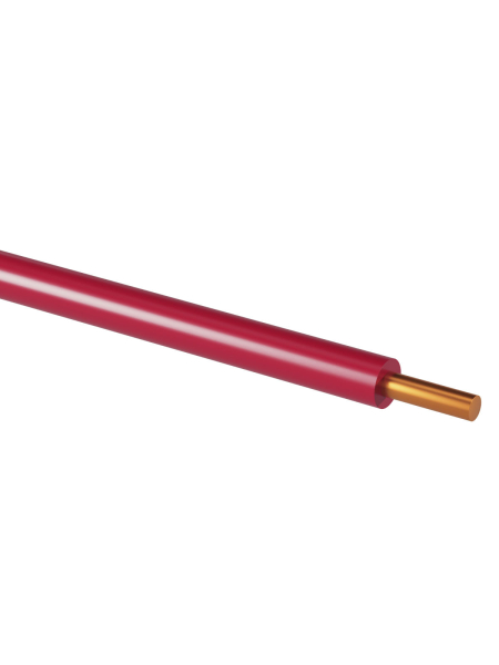 Провод ПуВнг(А)-LS 1х4,0 ГОСТ (100м), красный TDM