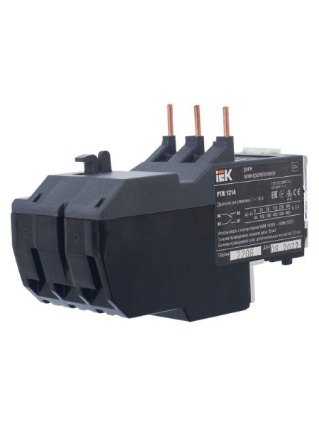 Реле тепл. РТИ 1314 7-10А IEK DRT10-0007-0010