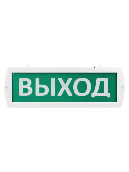 Оповещатель охранно-пожарный световой Топаз-220-РИП-ОП "Выход" 220 В, 10ч, IP52 TDM