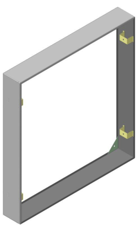 Кожух для навесной установки ЩЭ (серия mb02) Basic EKF mb02-k-bas