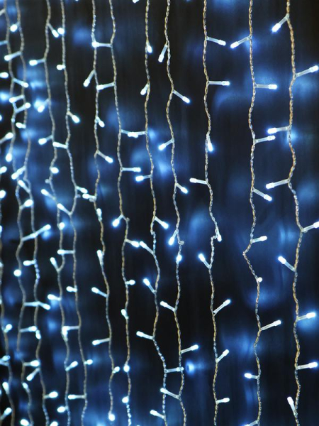 Гирлянда "Занавес" ICLLD300W-C 300LED бел. 3х3м 8режимов IP20 SHLights 4690601052988