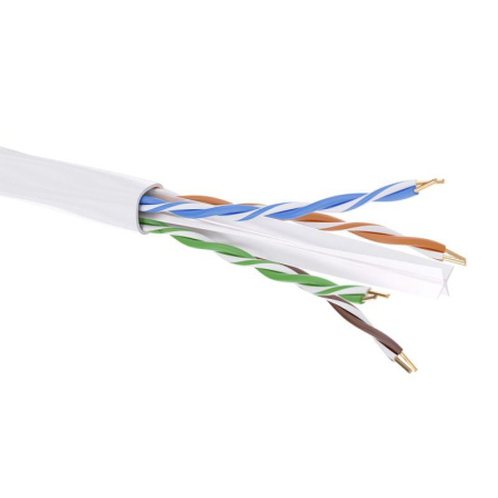 Кабель CAT 6 U/UTP нг(А)-LSLTx (уп.305м) сер. DKC RN6UUA03WH