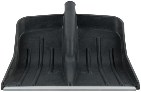 Лопата для уборки снега большая 420х420мм без черенка пластик. 68100