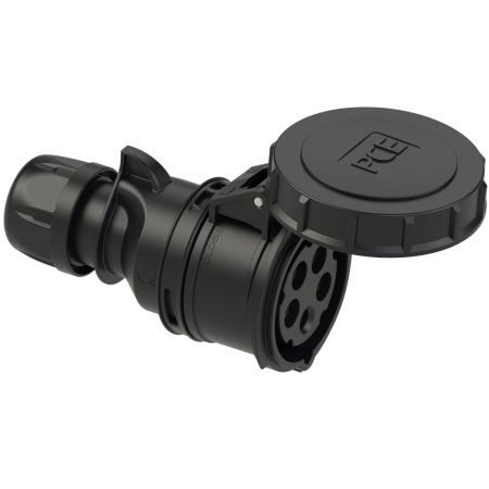 2252-6x PCE Розетка кабельная 32А/400V/3P+N+E/IP67 черная