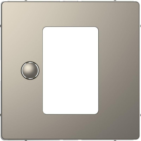 Накладка центральная Merten D-Life для сенсор. термостата SD никель SchE MTN5775-6050