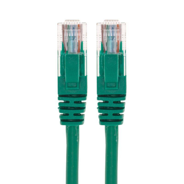 Патч-корд U/UTP CAT 6 RJ45-RJ45 26AWG LSZH зеленый 1м Rexant 02-0296-1