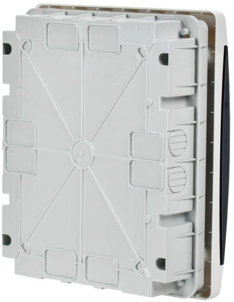Корпус пластиковый ЩРВ-П-18 IP41 черн. прозр. дверь UNION Compact IEK UIC-KP12-V-18-41-K01