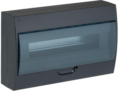 Корпус ЩРН-П-18 Krepta 3 IP41 навесной пластик. черн. IEK MKP12-N-18-41-K02