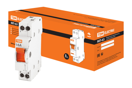 Модульный переключатель трехпозиционный МП-63 1P 16А TDM