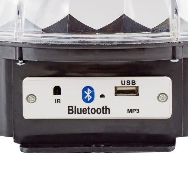 Лампа светодиодная "Диско-шар" RGB 220В с пультом ДУ и Bluetooth IP20 NEON-NIGHT 601-257