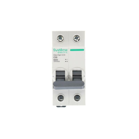 Выключатель автоматический 2п City9 Set (АВ) С 50А 6кА 230В SE C9F36250