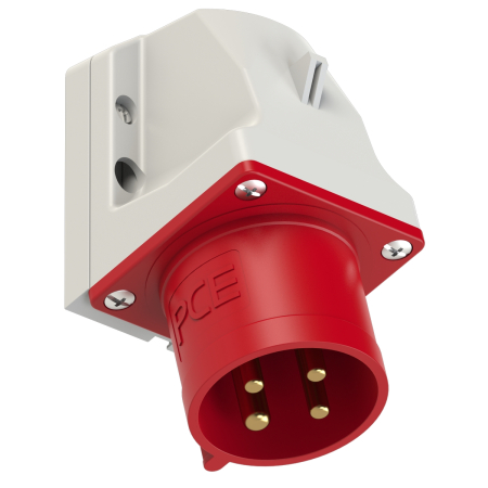 524-6 PCE Вилка настенная 32А/400V/3P+E/IP44