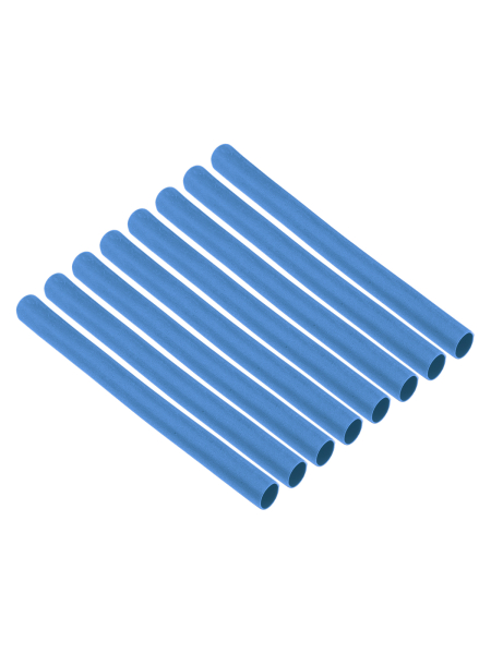 Набор трубок термоусаживаемых, клеевых "Моноцвет синий 6,4/2,0 TDM"