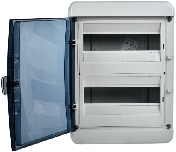 Корпус пластиковый КМПн-24 IP65 черн. прозр. дверь TEKFOR IEK TF5-KP72-N-24-65-K03-K02