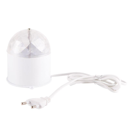Лампа светодиодная "Диско" 3LED RGB 6Вт шар 220В многоцв. IP20 Neon-Night 601-252