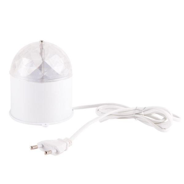 Лампа светодиодная "Диско" 3LED RGB 6Вт шар 220В многоцв. IP20 Neon-Night 601-252