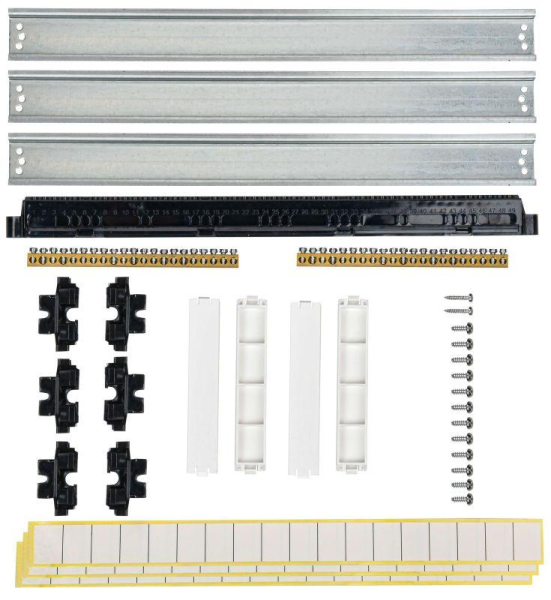 Корпус пластиковый ЩРВ-П-54 IP41 бел. дверь TEKFOR IEK TF5-KP13-V-54-41-K01-K01