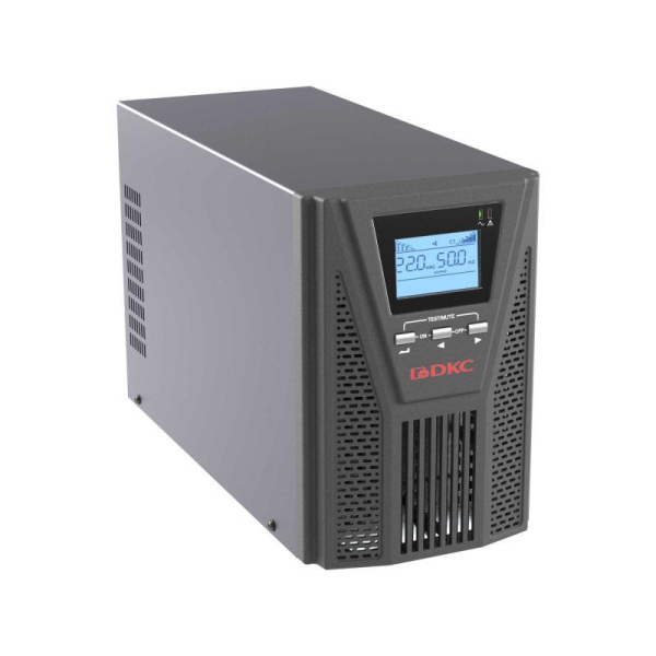 ИБП Онлайн для Small Tower 1000 ВА/900Вт 1/1 2xSchuko EPO USB RS-232 RJ45 без АКБ 7А.ч DKC SMALLT1A0PS