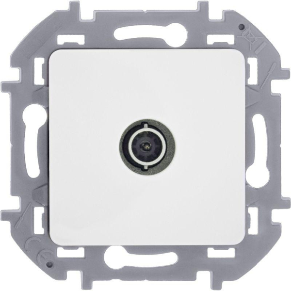 Розетка телевизионная TV Inspiria 2дБ 0-2400мГц с топологией "звезда" механизм бел. Leg 673850