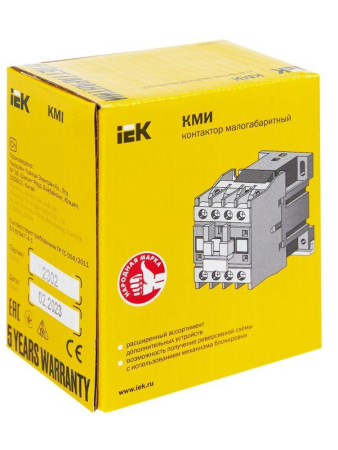 Контактор КМИ-11210 12А 24В/АС3 1НО IEK KKM11-012-024-10