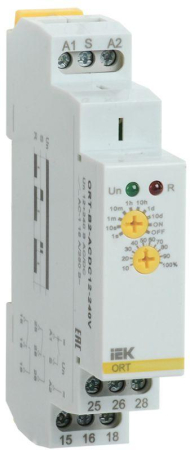 Реле задержки выключения ORT 2 конт. 12-240В AC/DC IEK ORT-B2-ACDC12-240V