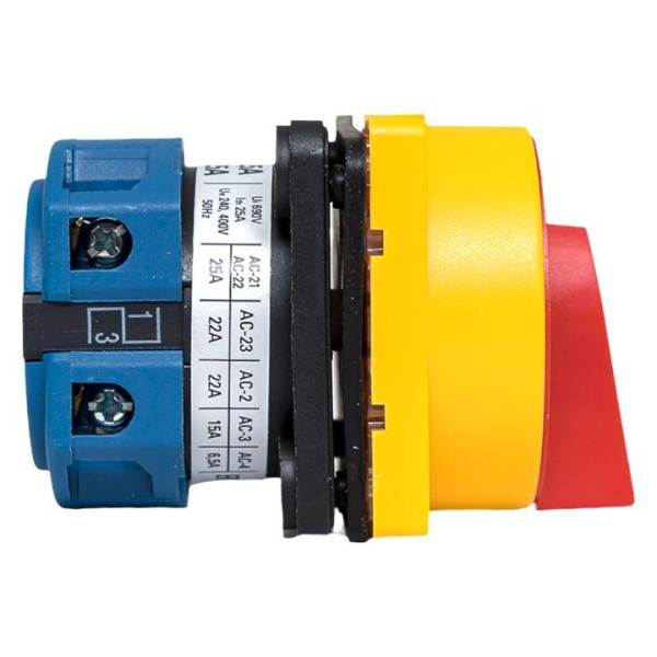 Переключатель кулачковый ПК-1-21 25А 1п "1-0-2" с блокировкой IP65 PROxima EKF pk-1-21-25-a65
