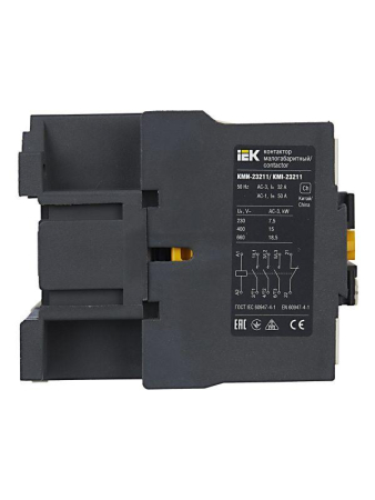 Контактор КМИ-23211 32А 230В/АС3 1НЗ IEK KKM21-032-230-01